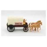 Vintage Western Covered Wagon Plastic Toy