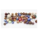 Vintage Antique Marble & Game Piece Lot