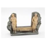 Vintage Military Carnival Chalkware Picture Frame