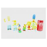 Vintage 90's Simpsons Bendy Action Figure Lot