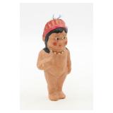 Vintage Indian Boy Carnival Chalkware Toy