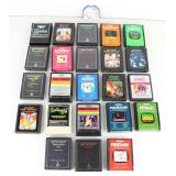 Lot (23) Vintage ATARI Video Games