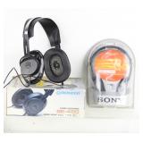 Pioneer SE-450 & SONY Lightweight Headphones