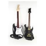(2) Fender & GH Rockband Video Game Guitars