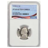1978 NGC PF 69 Ultra Cameo Nickel