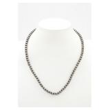 Navajo Sterling Silver Pearl Necklace