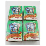 (X4) 1990 TOPPS MLB Trading Card Boxes FULL