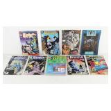 (9) Lots of Superman & Batman Comic Books