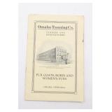 Antique Omaha Nebraska Tanning Co Catalogue