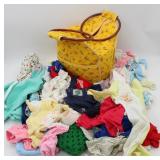 Bag Full of Vintage Doll Clothing