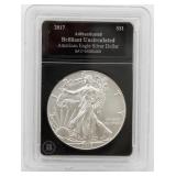 Uncirculated 2017 America Silver Eagle Dollar