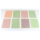 (8) Uncut Deutches Reich German Stamp Sheets