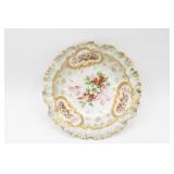 Vintage Hand Painted Gold Gilt Porcelain Bowl