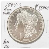 1884-S Morgan SIlver Dollar Coin RARE DATE
