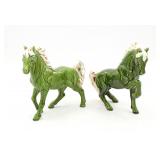 Chadwick Japan Wild Stallion Ceramic Horse Pair
