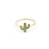 Kingman Jewelers Sterling Turquoise Cactus Ring