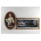 (2) St Pauli Girl German Beer Advertising Pieces