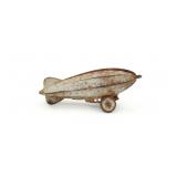 Antique Cast Iron Zeppelin Pull Toy