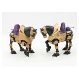 (2) 1983 He-Man MOTU Night Stalker Figures