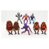 Lot (8) Vintage He-Man MOTU Action Figures