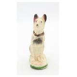 Vintage 40's Chalkware Carnival Dog Prize
