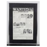 Patty Hearst & Emily Harris SLA Wanted Poster