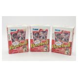 (X3) 1990 Donruss Sealed Baseball Boxes
