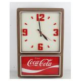 Vintage Soda Shop Coca Cola Clock Sign