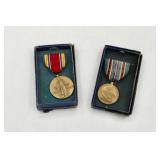 WW II Victory & American Campaign Medals