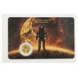 1/1000 OZ .9999 Fine Gold GIANT LEAP Round