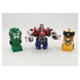 (3) Vintage Bandai Power Ranger Action Figures