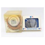 Vintage Rockies Coors Field Ball & Siskiyou Buckle