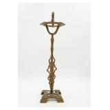 Antique Victorian Cast Iron Ashtray Stand