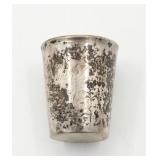 Vintage R&B  X77 Sterling Silver Shot Glass