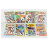 (8) VIntage Spider Man Comic Books