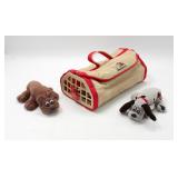 Vintage TONKA Pound Puppies Dog & Kennel Toy