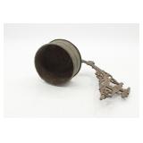 Antique Victorian Cast Iron Oil Lamp Holder