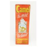 Vintage CAMEL Cigarettes Tin Metal Tobacco Sign