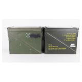 (2) Large Military Ammunition Boxes