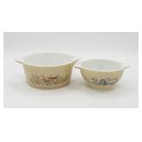 (2) Vintage PYREX Bowls