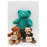 (3) Vintage GANZ & Blue Bell Stuffed Bears