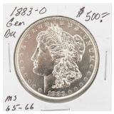 1883-O BU Morgan Silver Dollar Coin