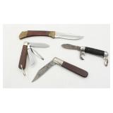 Lot of (4) Folding Pocket Knives