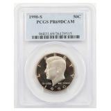 1990-S PR69 DCAM Kennedy Half Dollar Coin