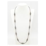 Native Sterling Silver Pearl Necklace