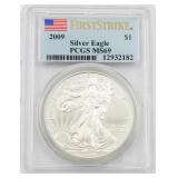 2009 American Silver Eagle Coin PCGS MS69