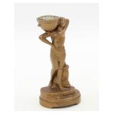 ART DECO FIGURAL DESK ELECTRIC CIGAR LIGHTER