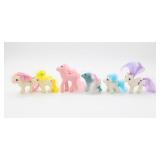 (6) Vintage Hasbro Baby My Little Pony Toy Lot