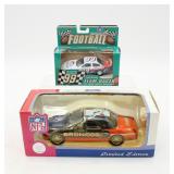 (2) Vintage NFL Denver Broncos Die Cast Cars