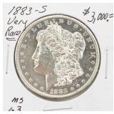 1883-S VERY RARE Morgan Silver Dollar Coin